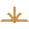 Ekena Millwork Redmond Rough Sawn Timber Gable Bracket, Western Red Cedar, 72"W x 39"H x 2"D x 6"F, 13/12 Pitch GBW072X39X0206RED00RWR - alternate 1